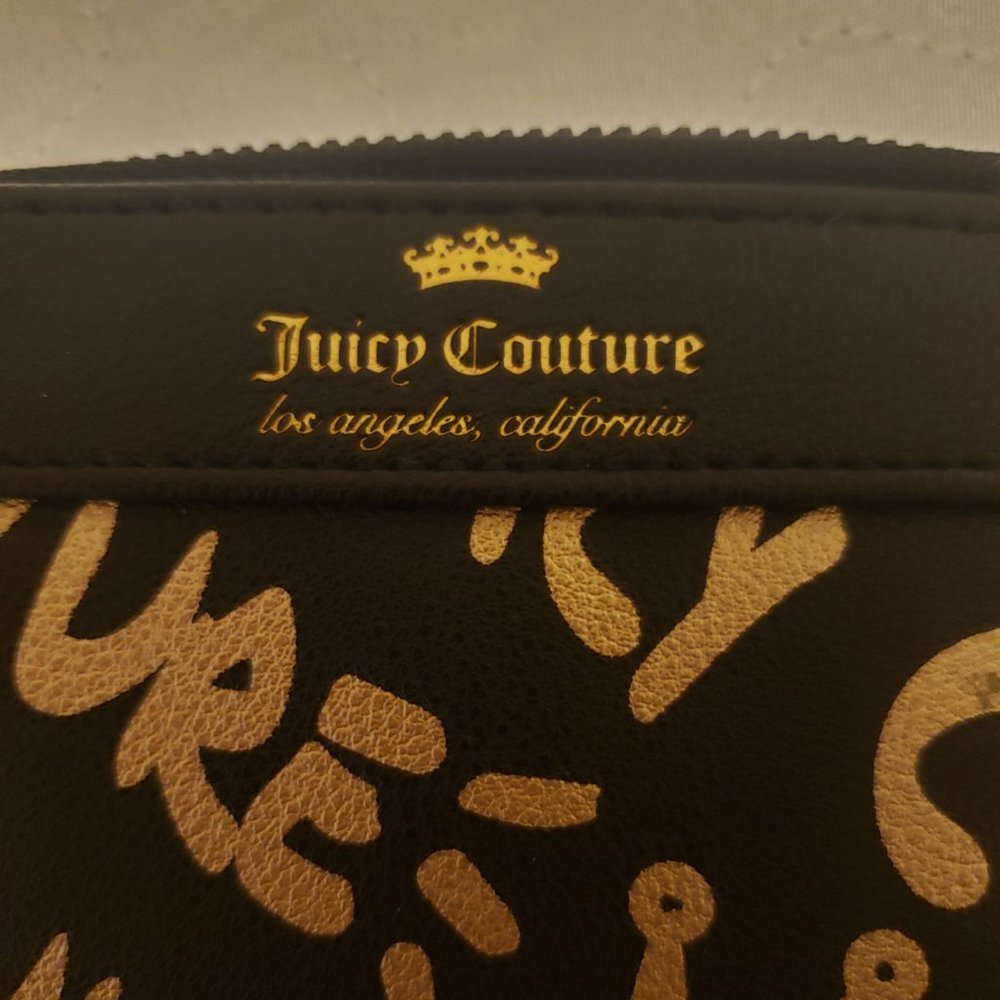 Juicy Couture Brown/Gold Wallet W/zipper NWOT - Picture 2 of 9